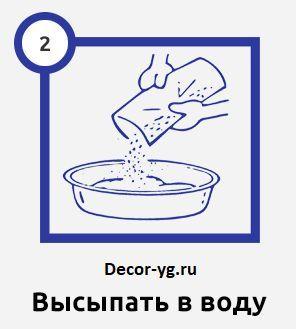 Нанесение жидких обоев на стену. Добавляем обои в воду